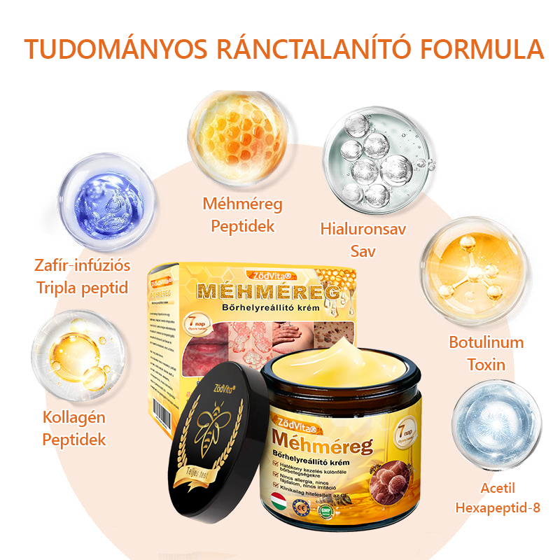 ✨✨Bőrgyógyász ajánlása ✨ ZödVita® Méhméreg Bőr Helyreállító Krém 🔥 Magyar fejlesztés, magyarországi gyártás és szállítás🔥✨