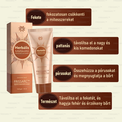 𝐅𝐑𝐈𝐒𝐒𝐀𝐑𝐂™ Fehérítő És Folteltávolító Arcmaszk | Természetes összetevők tartósan eltüntetik a foltokat, szeplőket és napfoltokat