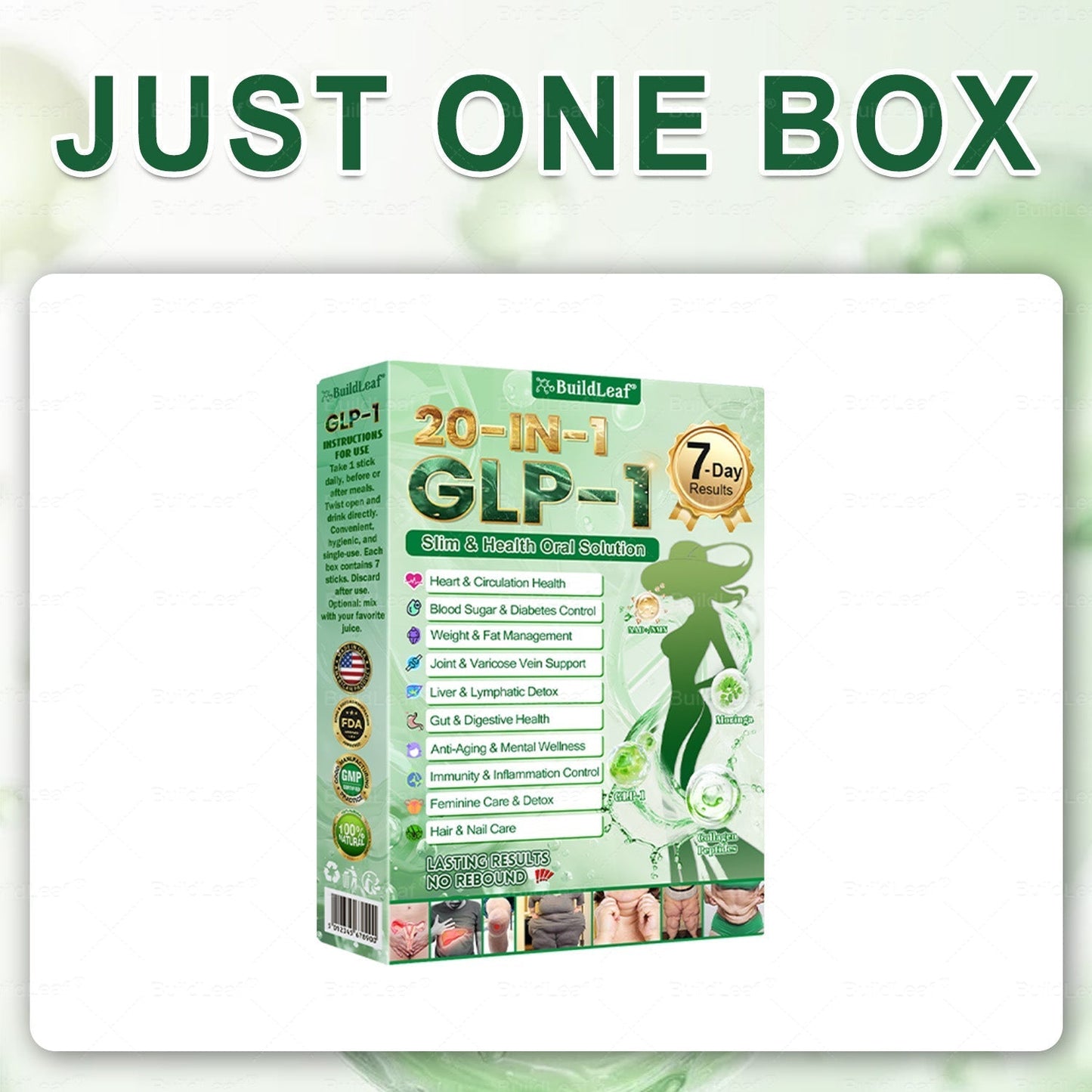 DOOEKA® GLP-1 20-az-1 Slim & Health Orális Oldat – Egyszerű napi használat, látványos eredmény 7 nap alatt, 100 milliárd aktív probiotikummal ✅ testsúlykezelés, szív-, cukorbetegség-, bél- és női egészség, feszes bőr, energia.