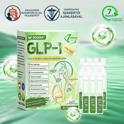 🧑‍⚕️DOOEKA® GLP-1 8-az-1 Slim & Healthy Szájon át Szedhető Oldat (Napi 1 adag · Eredmény 7 nap alatt),Segíti a fogyást, védi a szívet, szabályozza a cukorszintet, javítja az emésztést és az ízületeket — miközben feszesíti a bőrt és növeli az energiát.