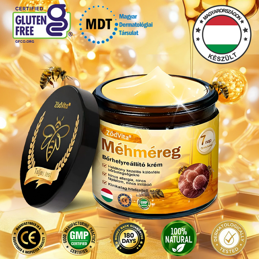 ✅✅Bőrgyógyász ajánlása💪ZödVita® Méhméreg Bőrhelyreállító Krém (👨‍⚕‍CE jóváhagyott)👍✅