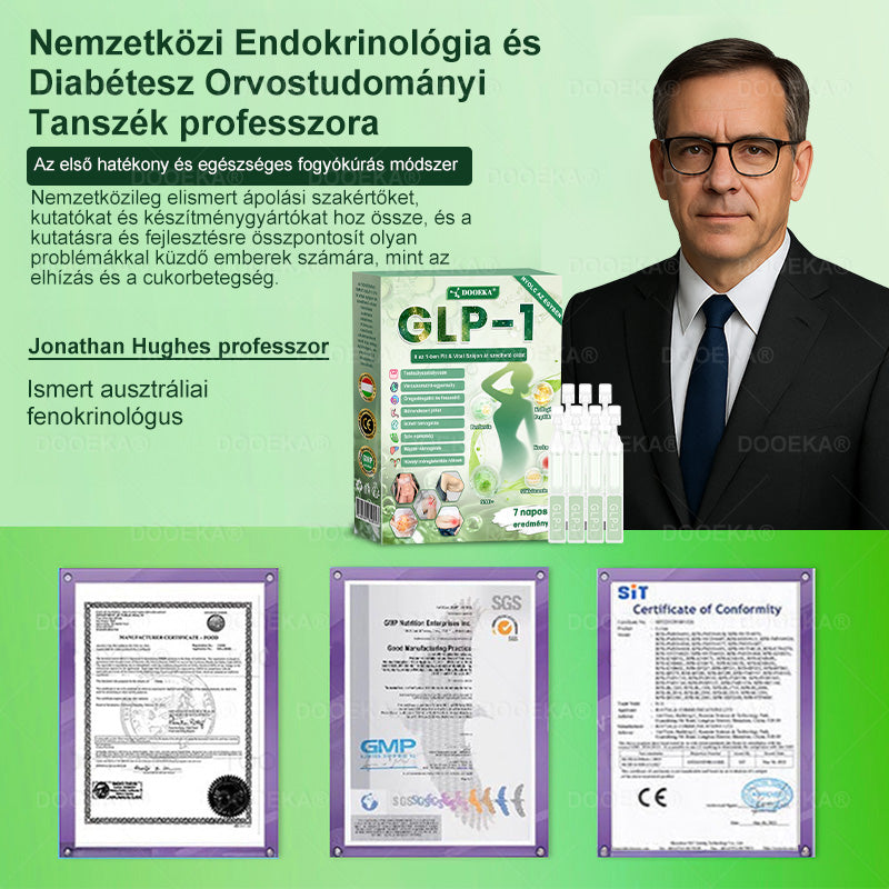 ✨✨DOOEKA® GLP-1 8 az 1-ben Fit & Vital Szájon át szedhető oldat – Napi egyszer, 7 nap alatt látható változás / Elhízás, szív- és érrendszeri egészség, cukorbetegség, alvási apnoe, bélrendszer egészsége, ízületi problémák és még sok más esetén