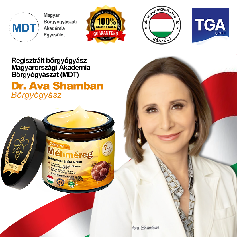 🌿Bőrgyógyász ajánlása💪ZödVita® Méhméreg Bőrhelyreállító Krém (👨‍⚕‍CE jóváhagyott)✅