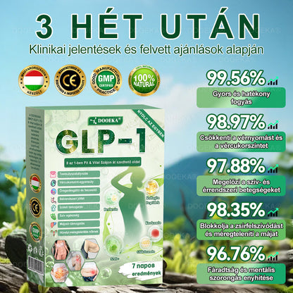 ✨✨DOOEKA® GLP-1 8 az 1-ben Fit & Vital Szájon át szedhető oldat – Napi egyszer, 7 nap alatt látható változás / Elhízás, szív- és érrendszeri egészség, cukorbetegség, alvási apnoe, bélrendszer egészsége, ízületi problémák és még sok más esetén