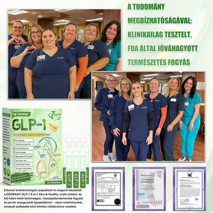 🧑‍⚕️DOOEKA® GLP-1 8-az-1 Slim & Healthy Szájon át Szedhető Oldat (Napi 1 adag · Eredmény 7 nap alatt),Segíti a fogyást, védi a szívet, szabályozza a cukorszintet, javítja az emésztést és az ízületeket — miközben feszesíti a bőrt és növeli az energiát.
